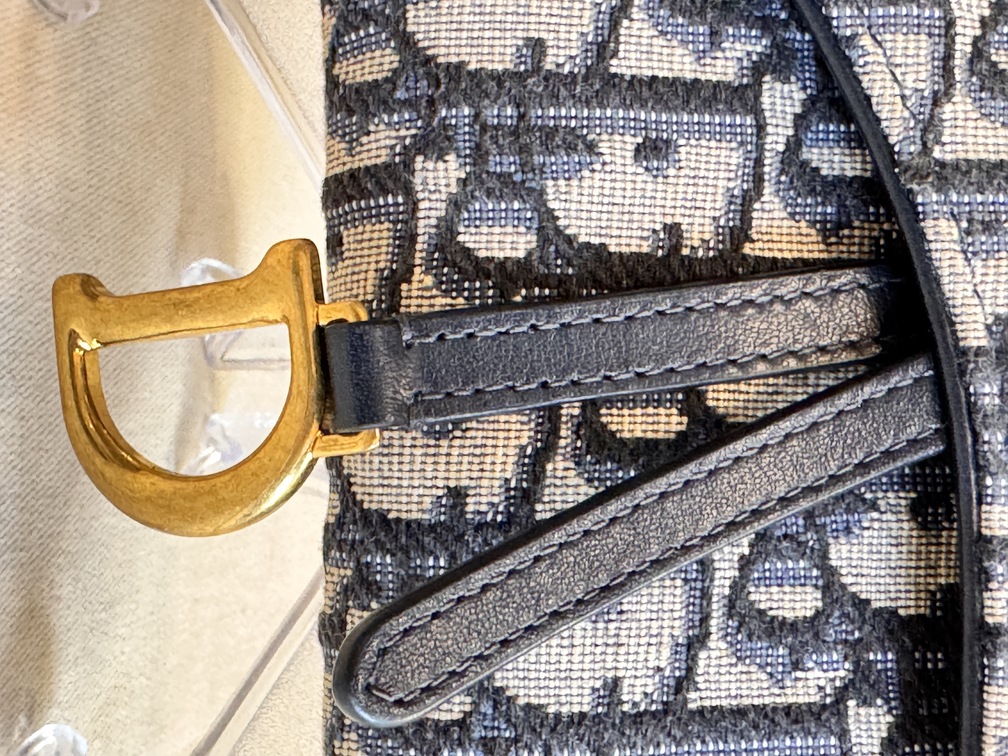 DIOR SADDLE POUCH LEATHER サドルバッグ Saddle Belt Pouch Black Calfskin Leather | Luxe Collective